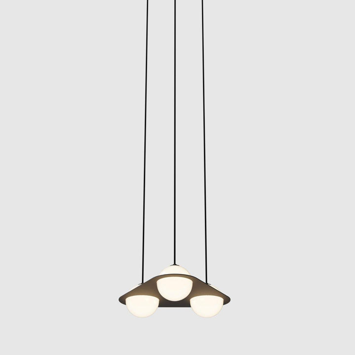Selan Suspension en Verre Noir - Neutralighting