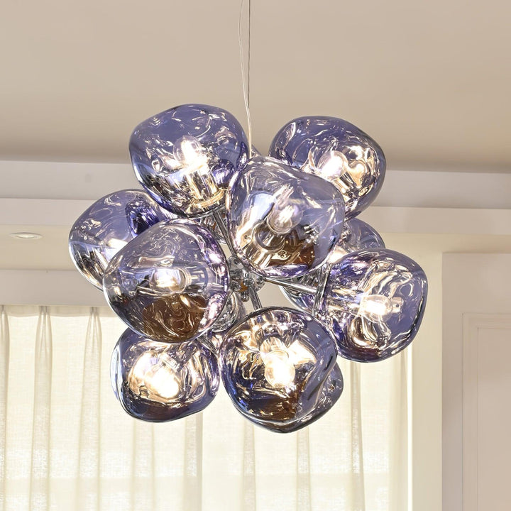 Esola Lustra Lampe Suspendue Cluster Verre Élégante - Neutralighting