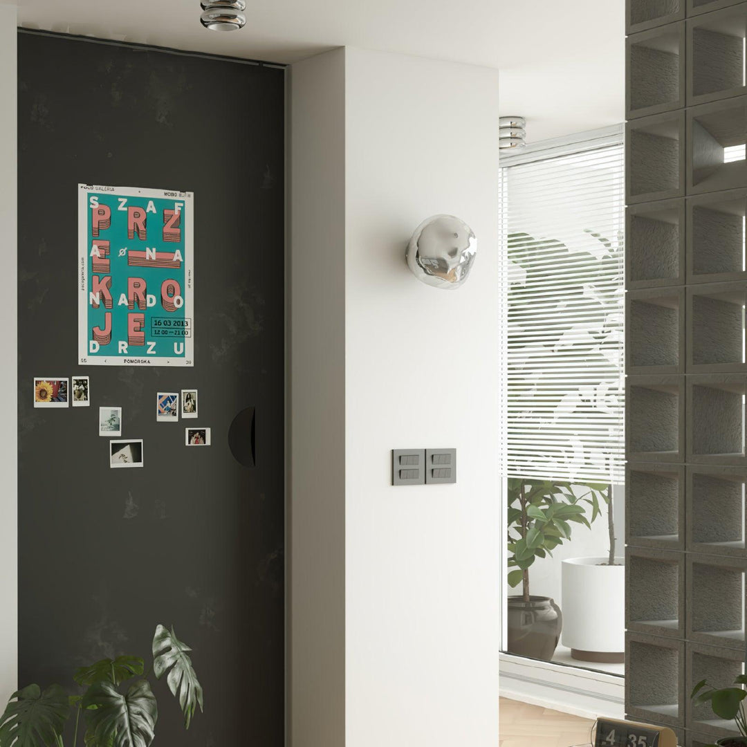 Auden Applique murale en verre ambré - Neutralighting