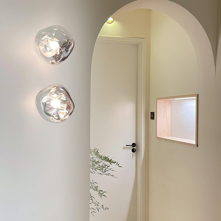 Auden Applique murale en verre ambré - Neutralighting