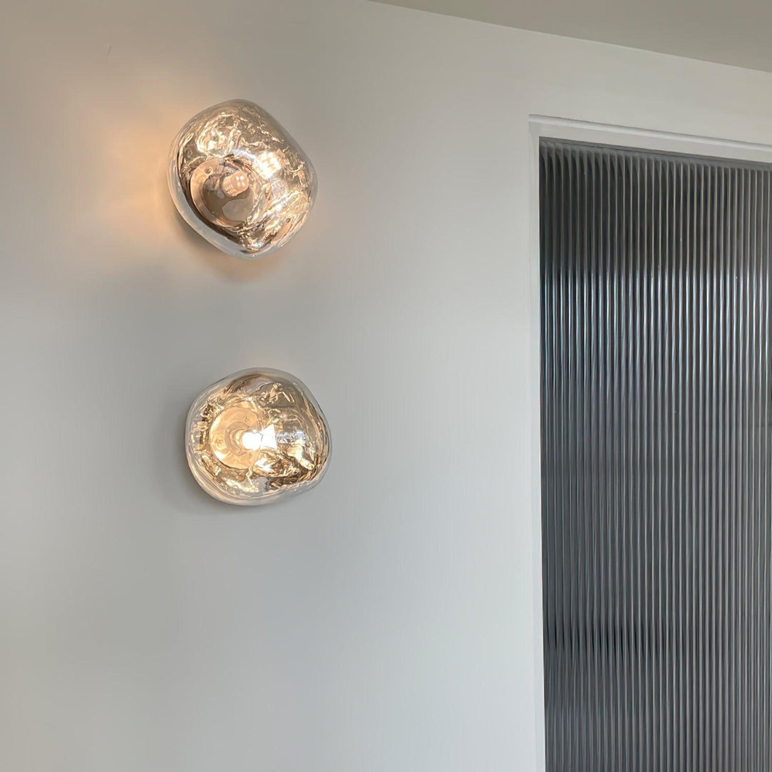 Auden Applique murale en verre ambré - Neutralighting