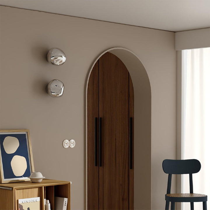 Auden Applique murale en verre ambré - Neutralighting
