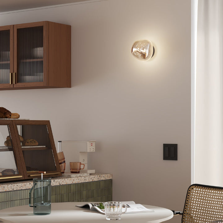 Auden Applique murale en verre ambré - Neutralighting