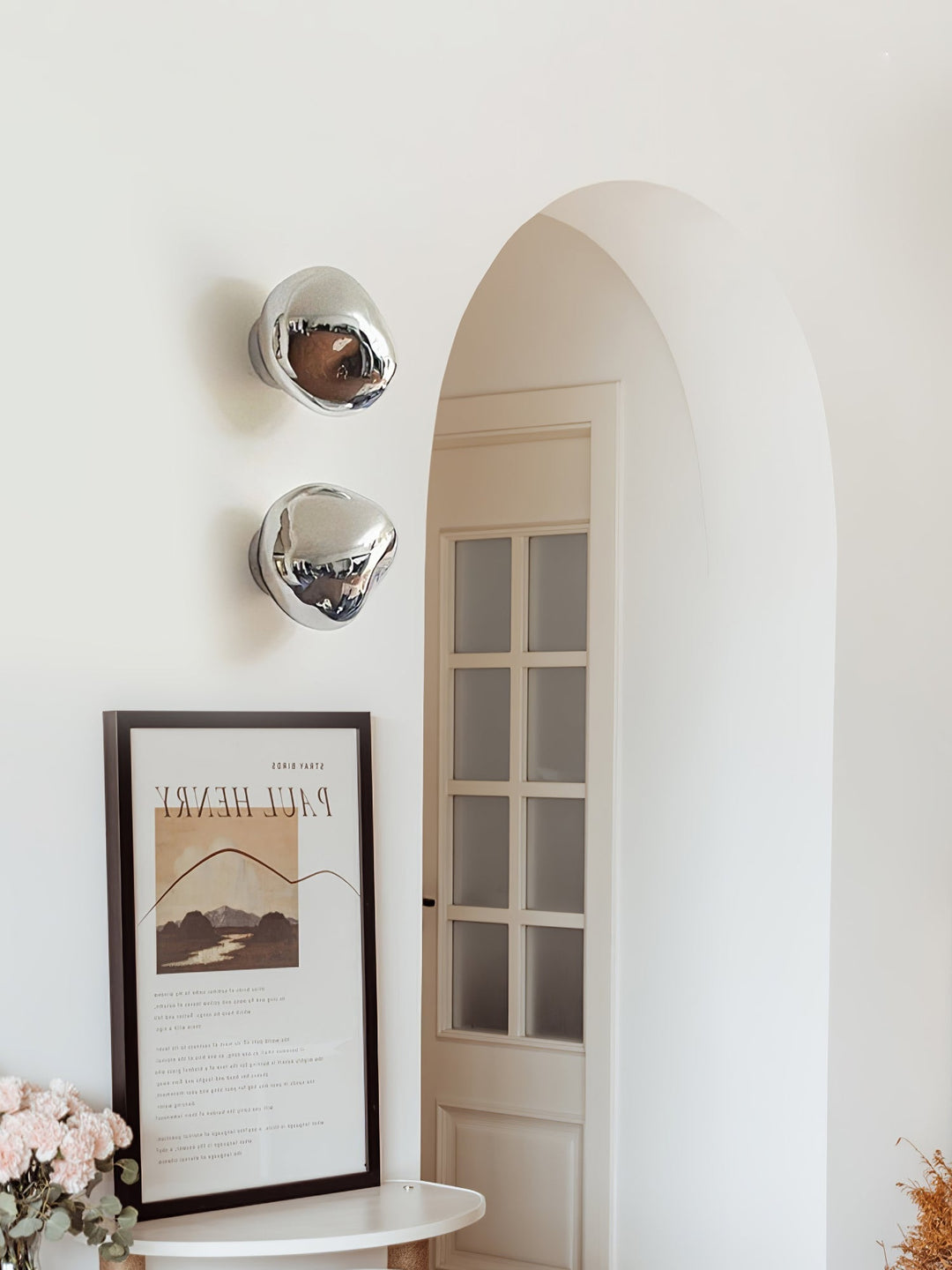Auden Applique murale en verre ambré - Neutralighting