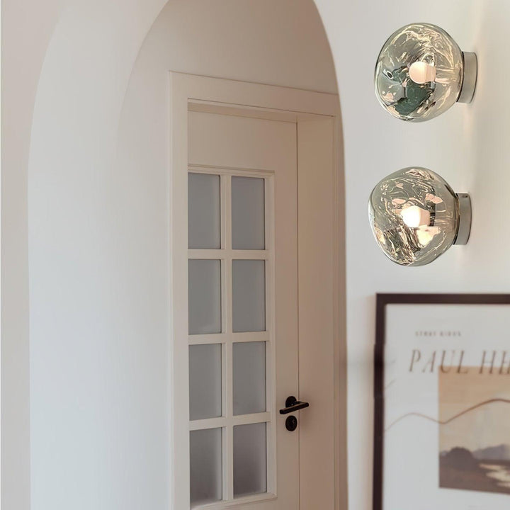 Auden Applique murale en verre ambré - Neutralighting