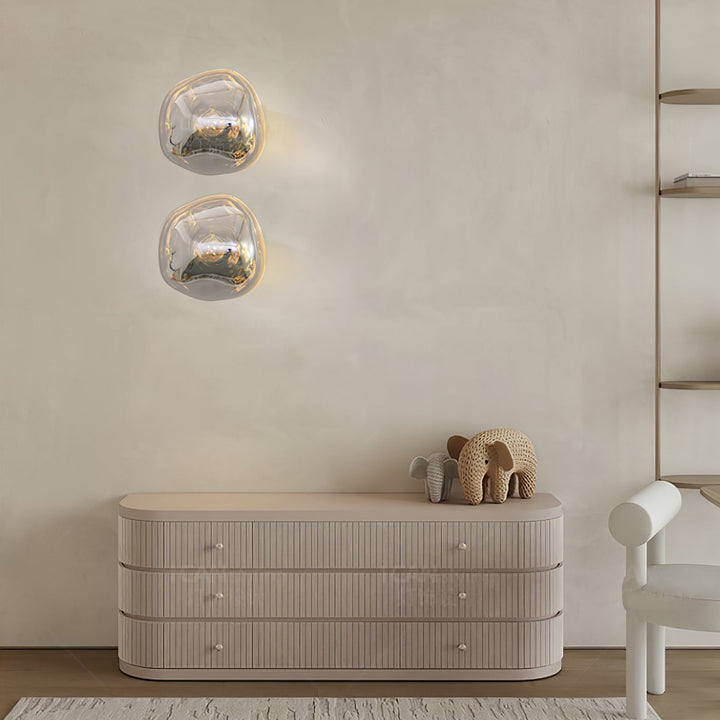 Auden Applique murale en verre ambré - Neutralighting