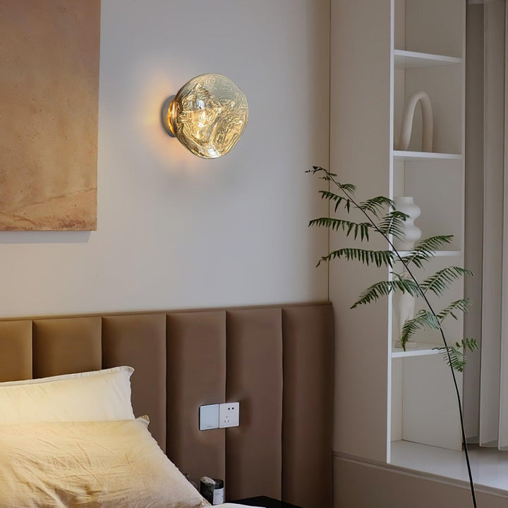 Auden Applique murale en verre ambré - Neutralighting