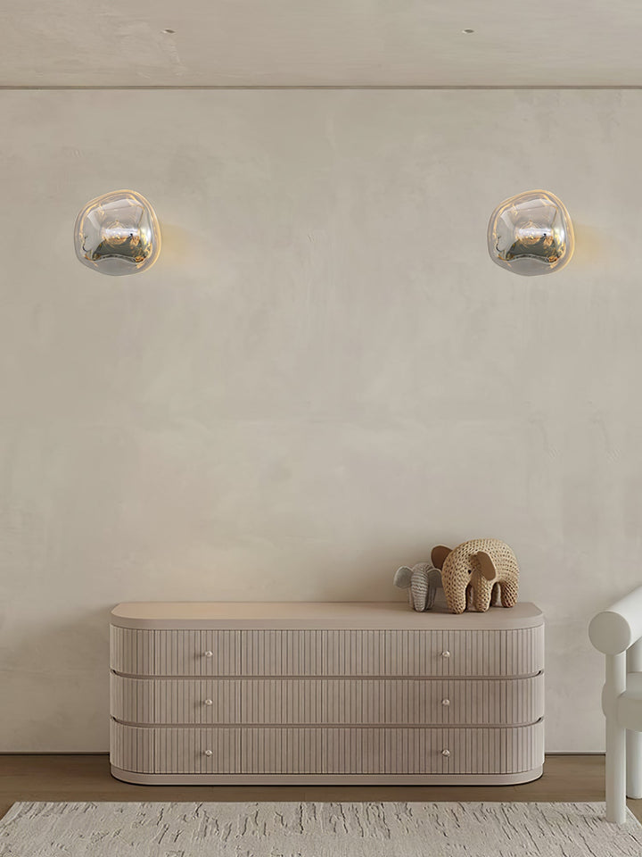 Auden Applique murale en verre ambré - Neutralighting