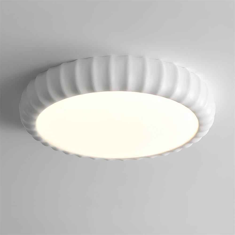 Fira Résine 44cm Beige LED