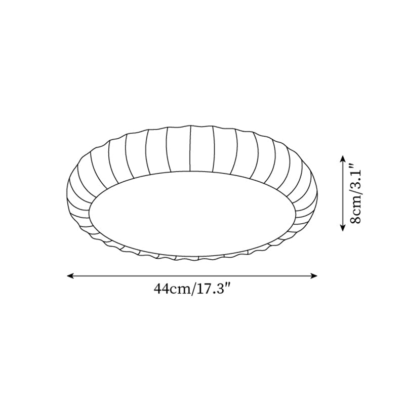 Fira Plafonnier Minimaliste Moderne en Résine - Neutralighting