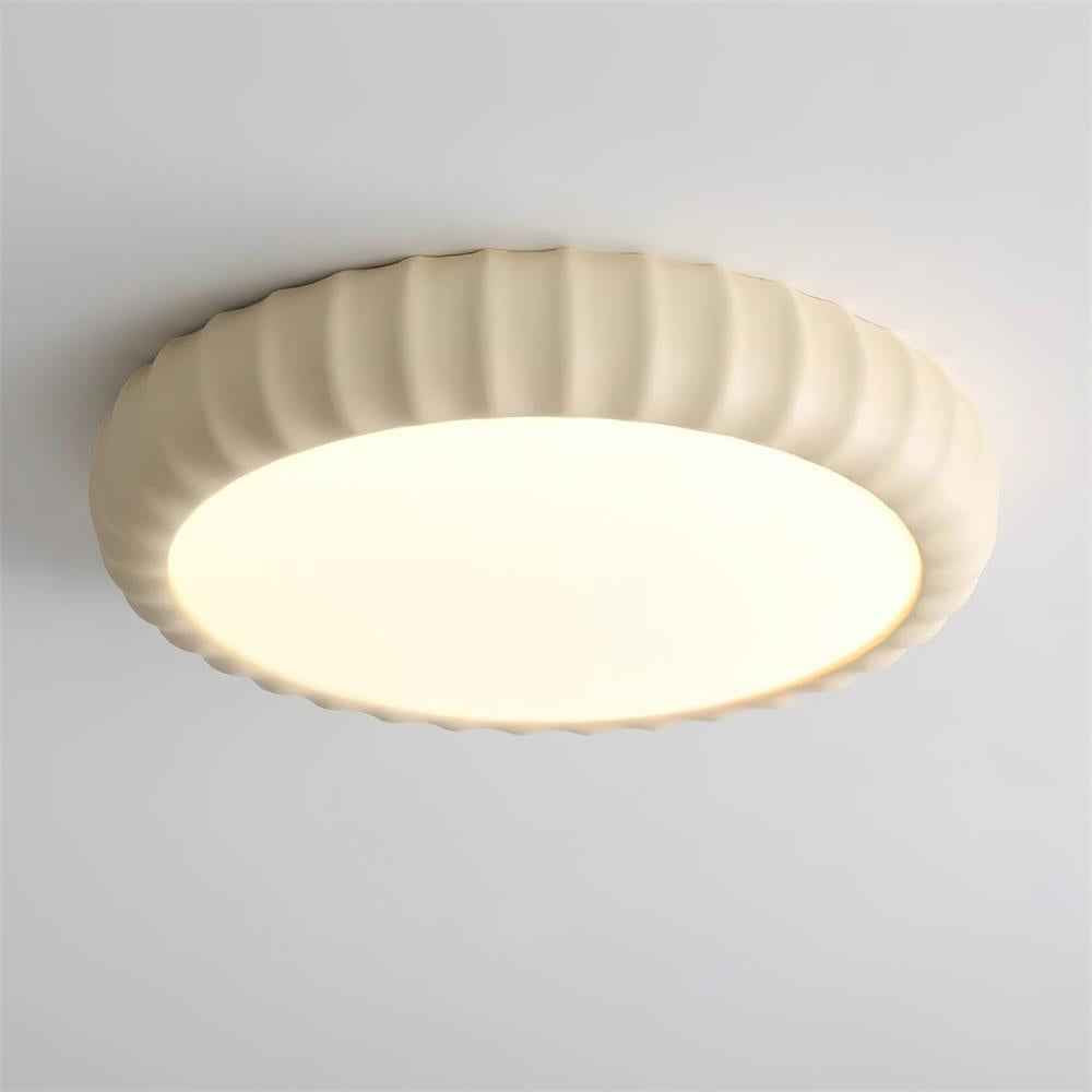 Fira Résine 44cm Beige LED