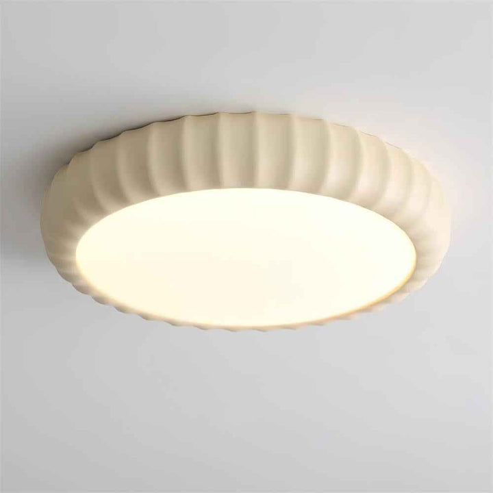 Fira Résine 44cm Beige LED