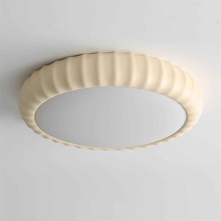 Fira Résine 44cm Beige LED