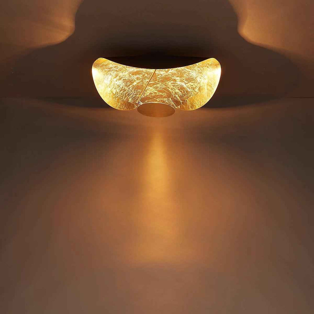 Plafonnier Solara Métal 40cm Noir LED 8W