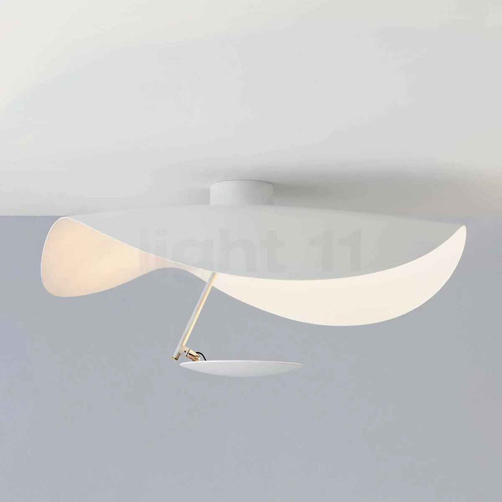 Plafonnier Solara Métal 40cm Noir LED 8W
