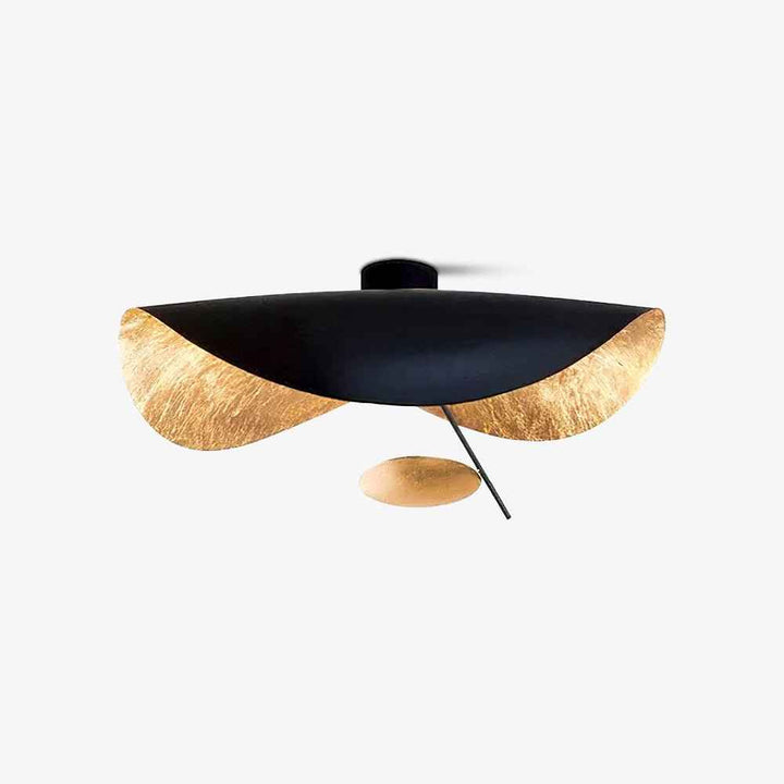 Plafonnier Solara Métal 40cm Noir LED 8W