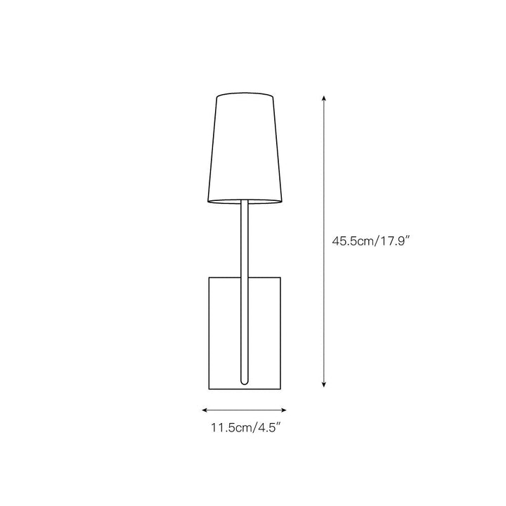 Lampe Murale en Tissu et Laiton Art Vintage Sytheir - Neutralighting