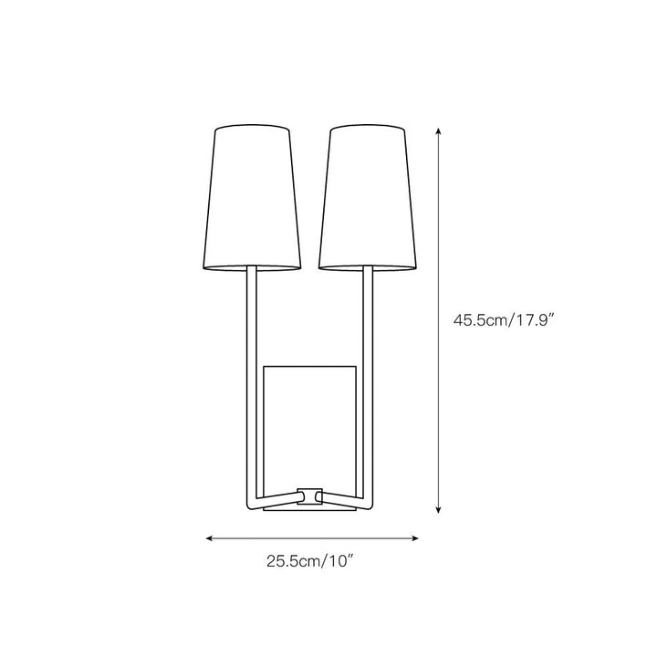 Lampe Murale en Tissu et Laiton Art Vintage Sytheir - Neutralighting