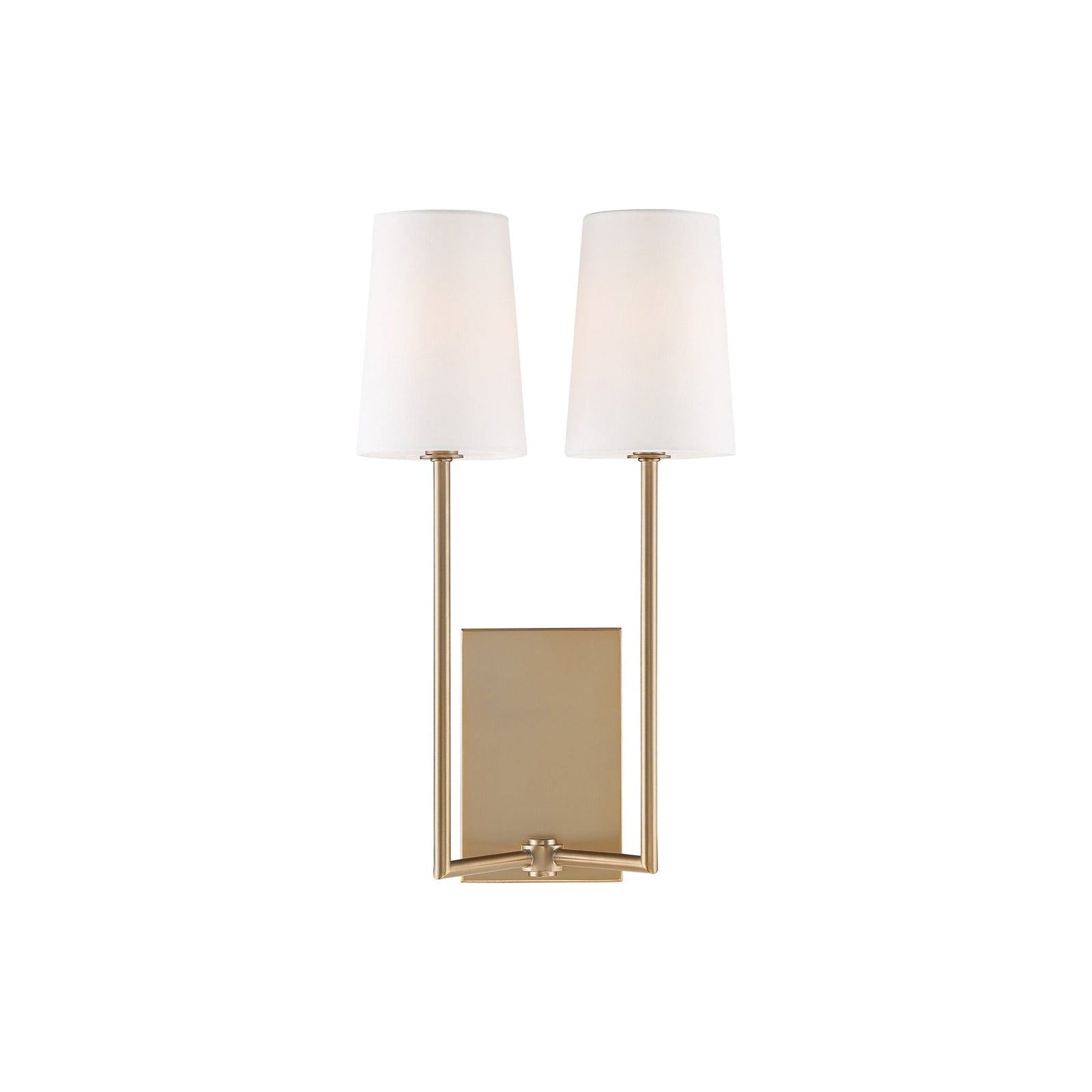 Lampe Murale en Tissu et Laiton Art Vintage Sytheir - Neutralighting