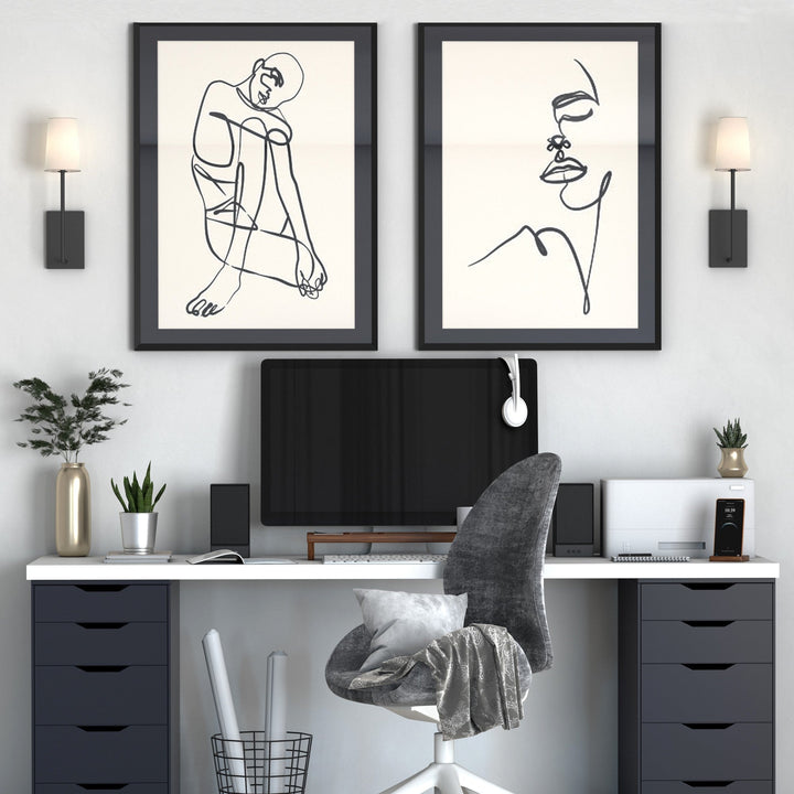 Lampe Murale en Tissu et Laiton Art Vintage Sytheir - Neutralighting