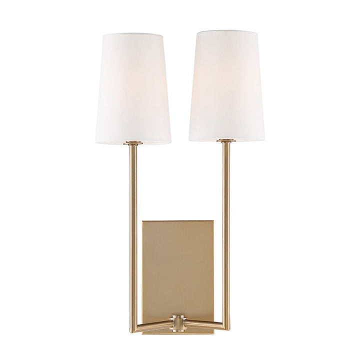 Lampe Murale en Tissu et Laiton Art Vintage Sytheir - Neutralighting