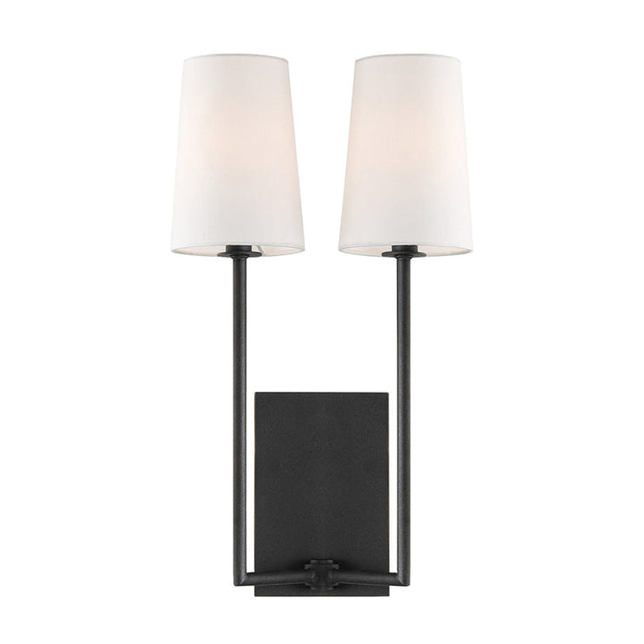 Lampe Murale en Tissu et Laiton Art Vintage Sytheir - Neutralighting