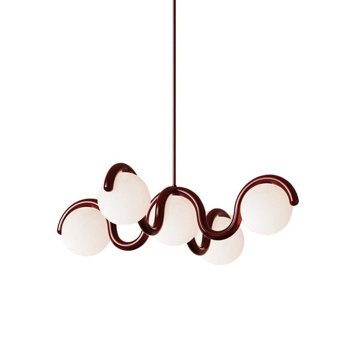 Chandelier en Verre et Laiton Art Créativité Élégance Eurvinen - Neutralighting