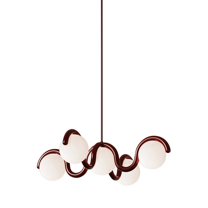 Chandelier en Verre et Laiton Art Créativité Élégance Eurvinen - Neutralighting