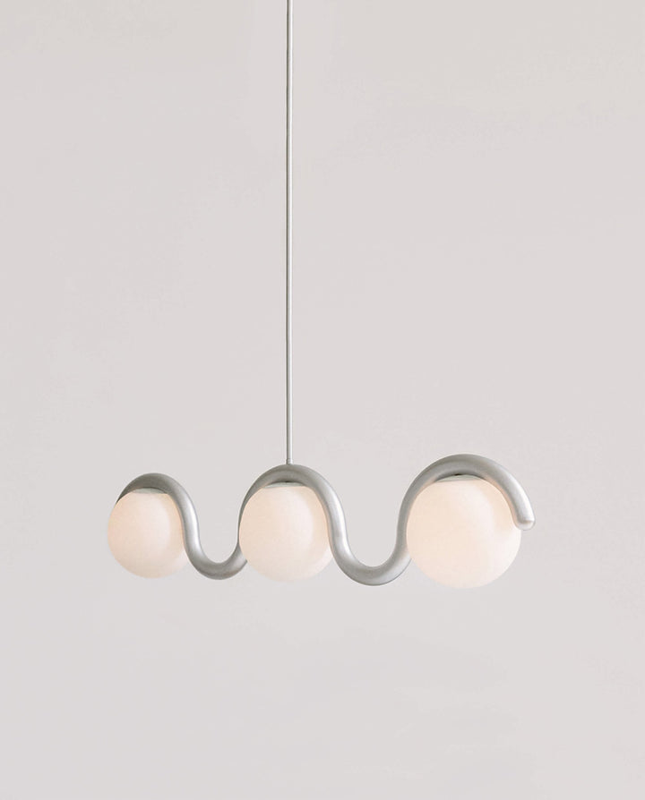 Chandelier en Verre Linéaire Créativité Individuelle Citheis - Neutralighting