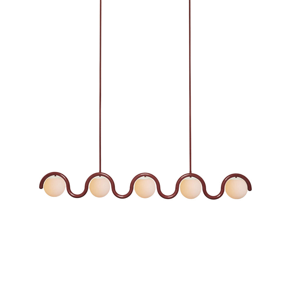 Chandelier en Verre Linéaire Créativité Individuelle Citheis - Neutralighting