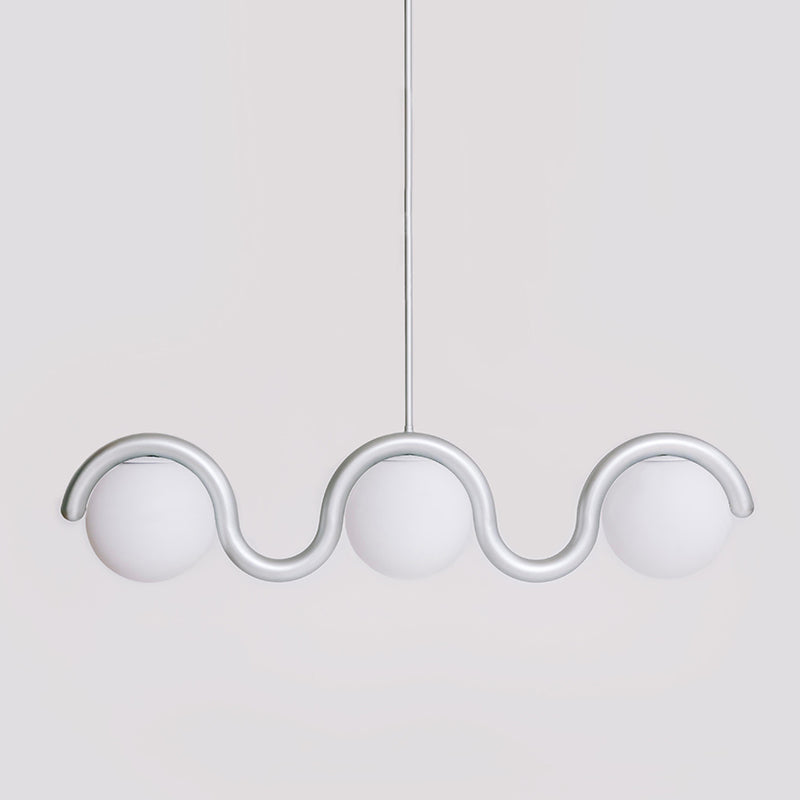 Chandelier en Verre Linéaire Créativité Individuelle Citheis - Neutralighting