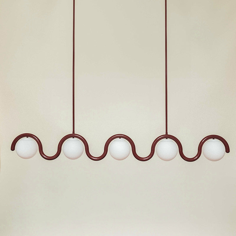 Chandelier en Verre Linéaire Créativité Individuelle Citheis - Neutralighting
