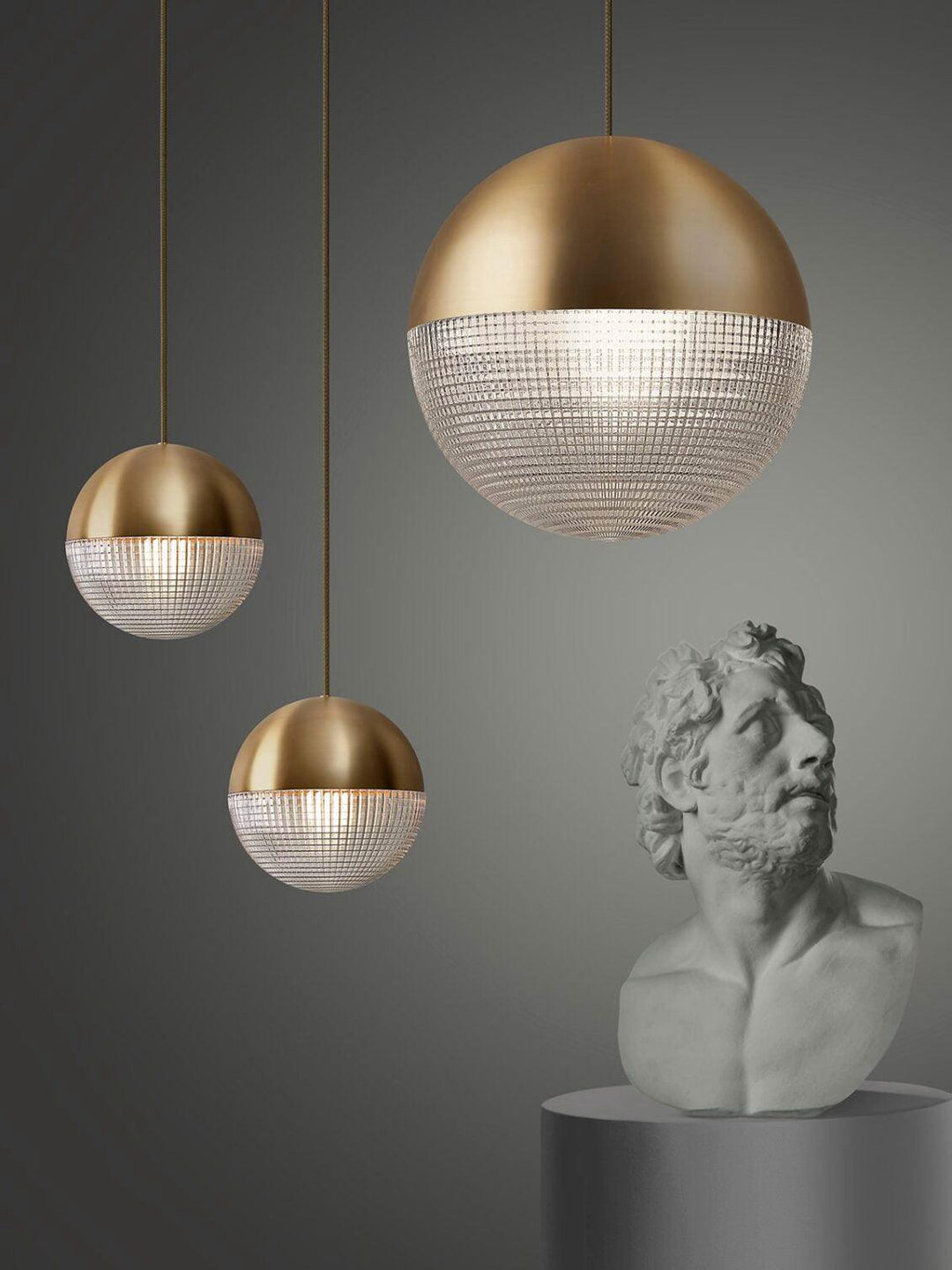 Solara Suspension en Laiton Verre Moderne - Neutralighting