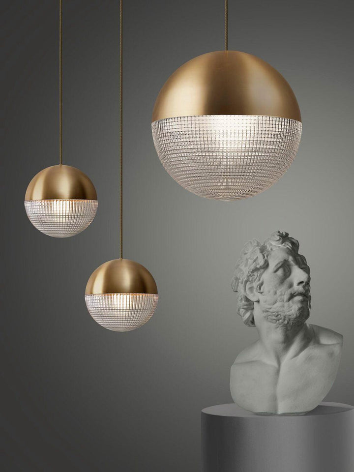 Solara Suspension en Laiton Verre Moderne - Neutralighting