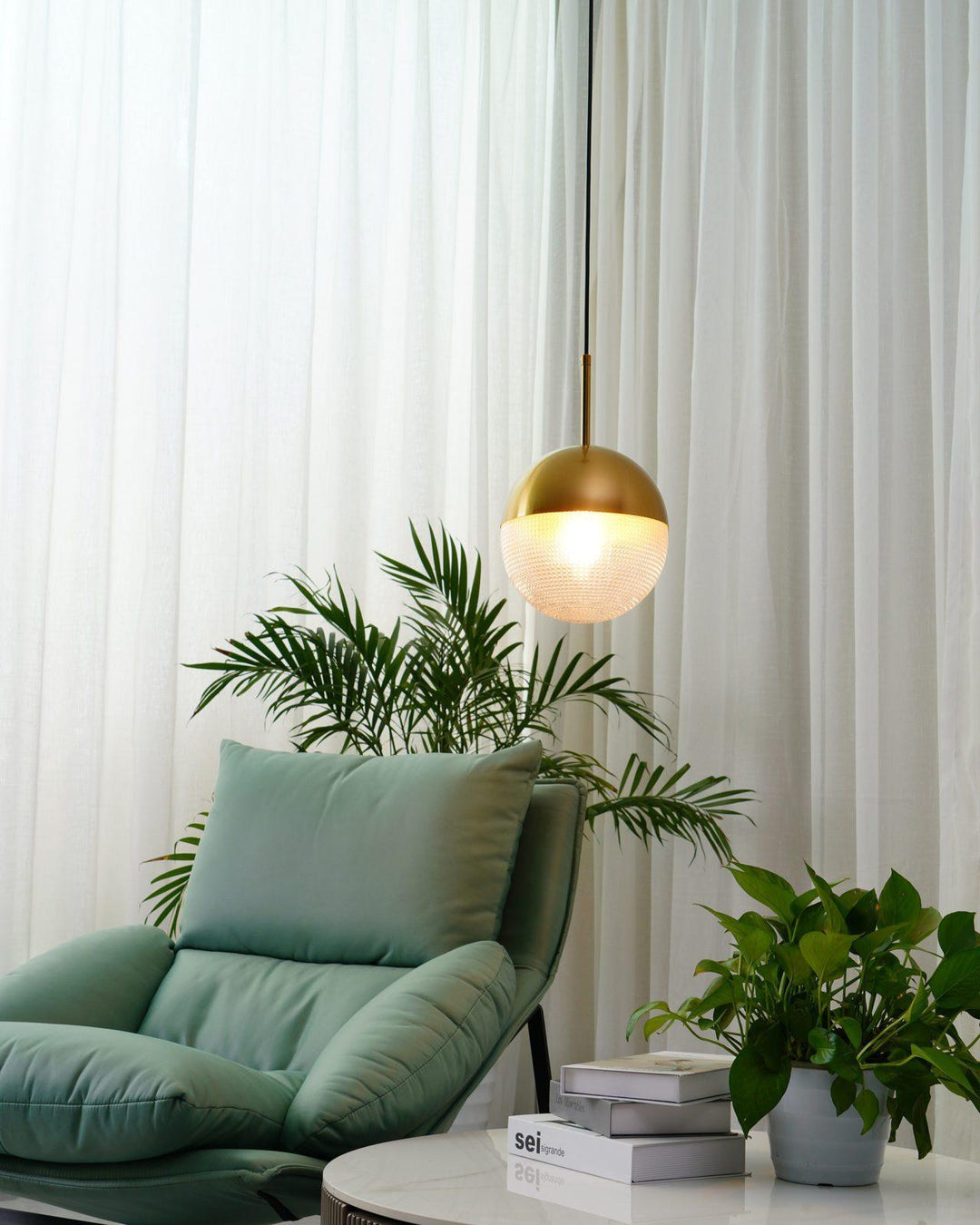 Solara Suspension en Laiton Verre Moderne - Neutralighting