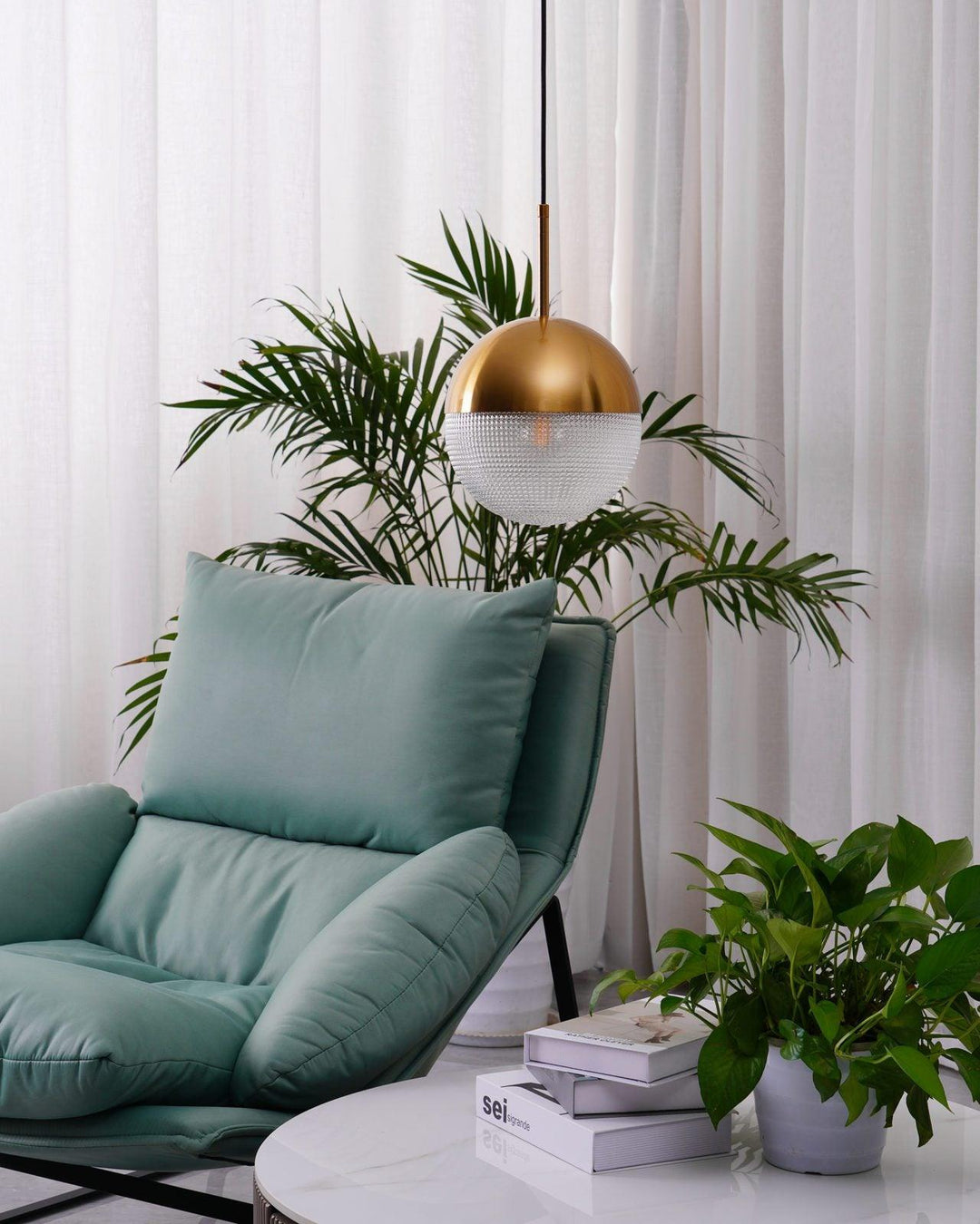 Solara Suspension en Laiton Verre Moderne - Neutralighting