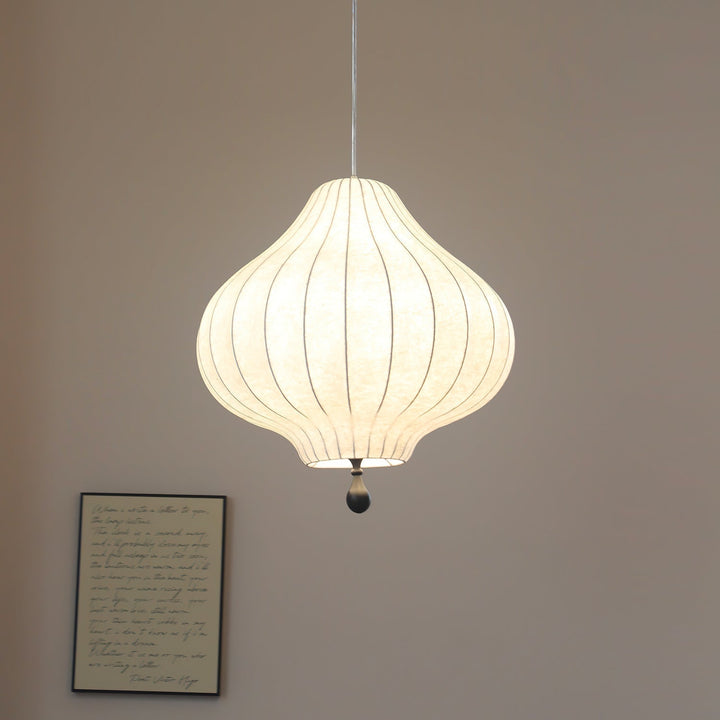 Leocadia Suspension Courbe Lanterne Organique - Neutralighting