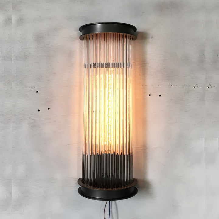 Lampe Murale Métal et Cristal Industrielle Vintage Armarila - Neutralighting