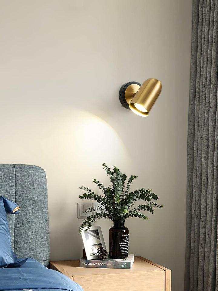 Fighter Lampe Murale Moderne Minimaliste en Or - Neutralighting