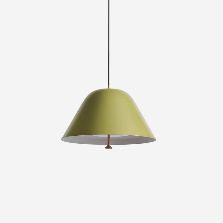 Solain Suspension moderne avec abat-jour vert et blanc minimaliste - Neutralighting