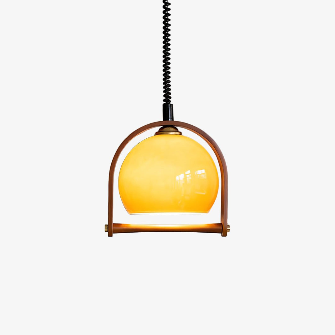 Cesilarae Premium Nordic Art Verre Bois Suspension - Neutralighting