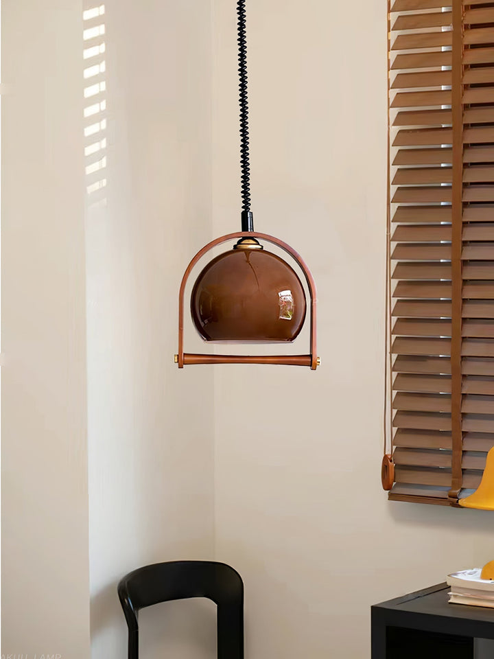 Cesilarae Premium Nordic Art Verre Bois Suspension - Neutralighting
