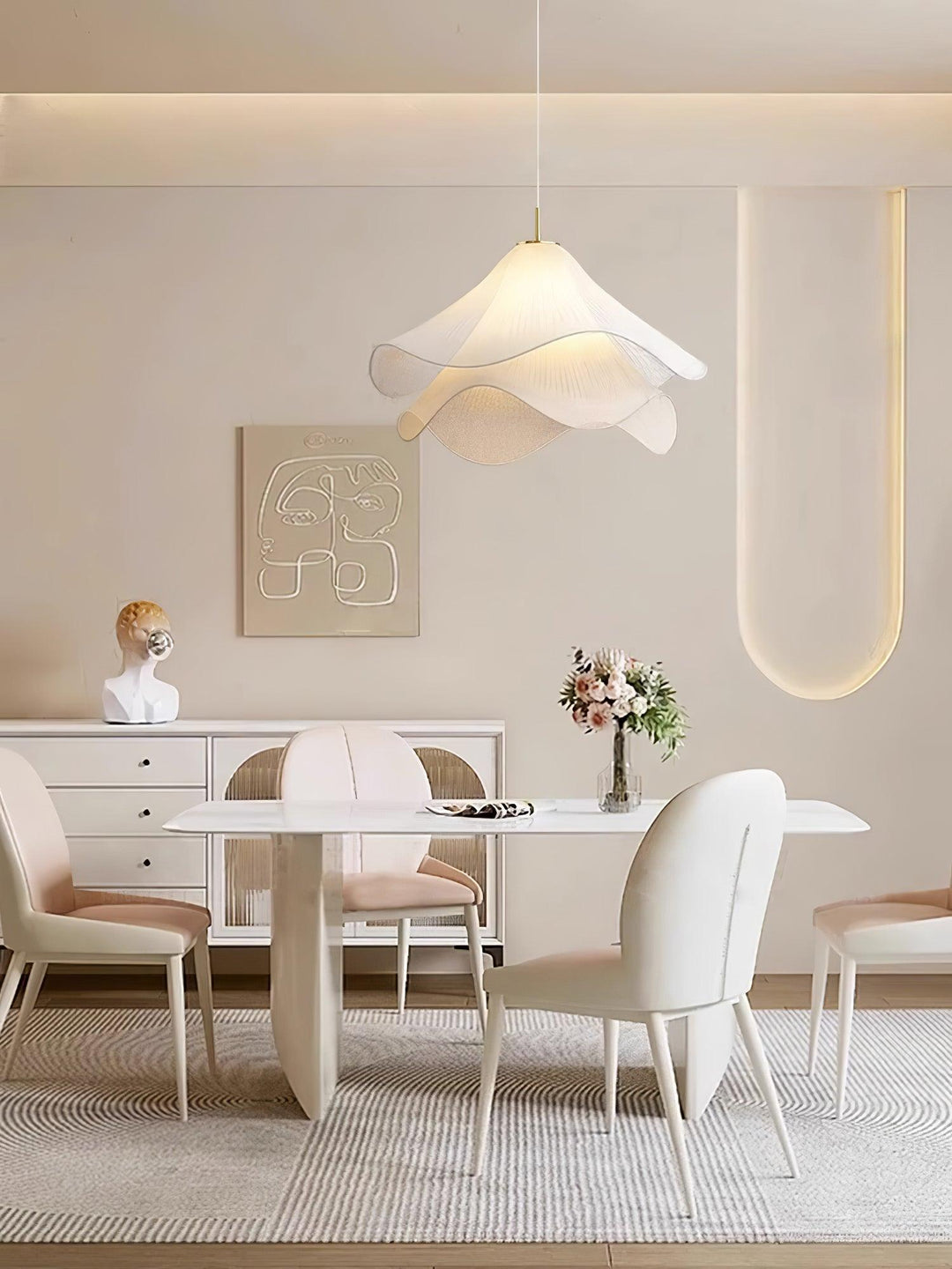 Lustra Lampe Pendante Bloom Florale Élégante - Neutralighting