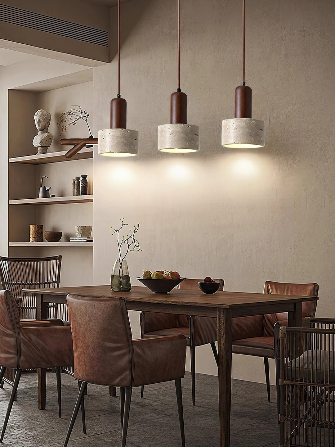 Ilshaa Suspension Minimaliste en Travertin - Neutralighting