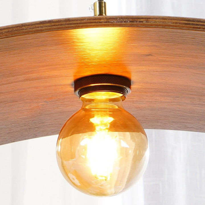 Libelle Suspension en Bois Courbé à Ailes - Neutralighting