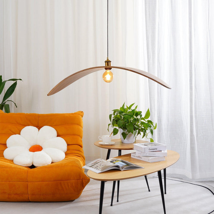 Libelle Suspension en Bois Courbé à Ailes - Neutralighting