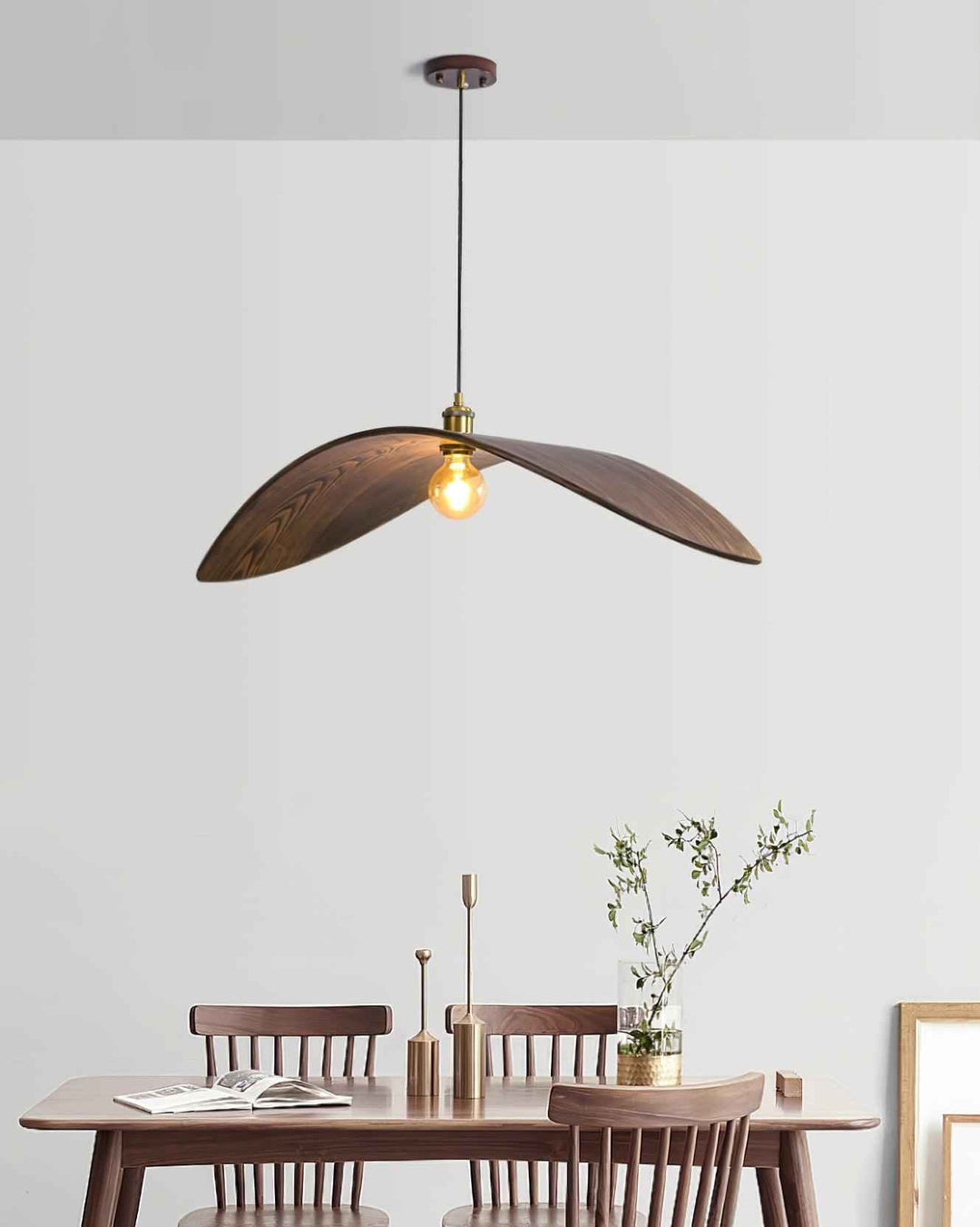 Libelle Suspension en Bois Courbé à Ailes - Neutralighting