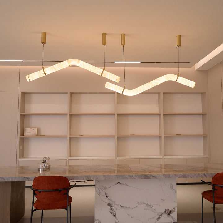Lampe Pendentive Alabâtre Minimaliste Premium Élégance Errina - Neutralighting