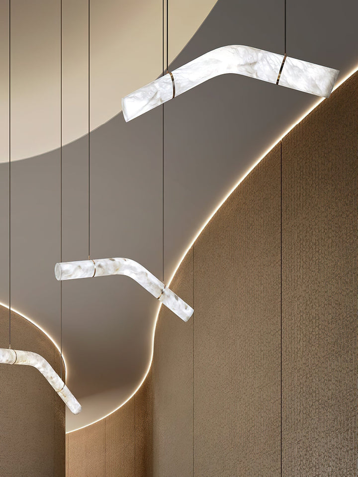Lampe Pendentive Alabâtre Minimaliste Premium Élégance Errina - Neutralighting