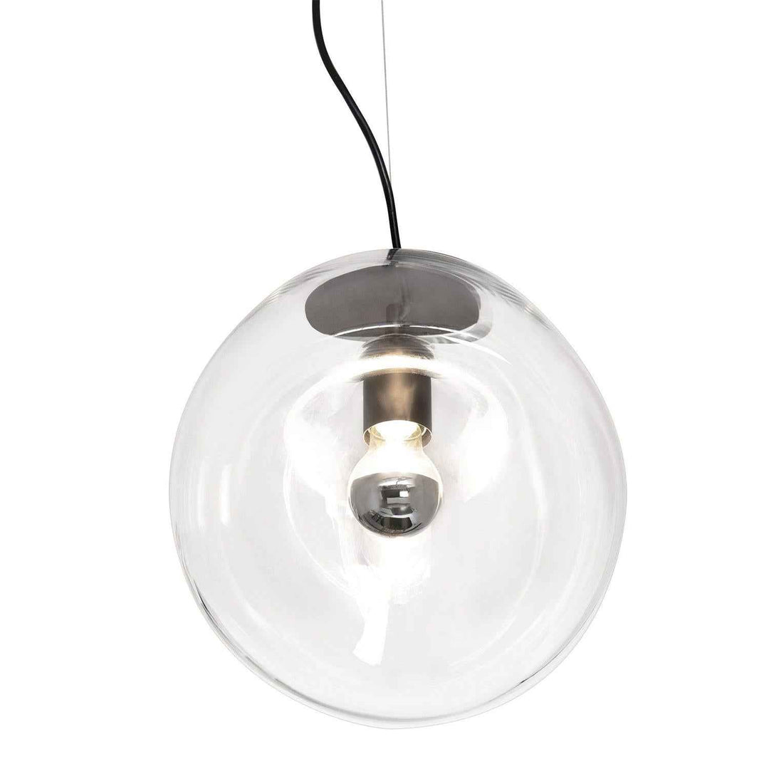Lampe Pendentive en Verre Noir Moderne Minimaliste Lymara - Neutralighting